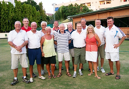 The Bunker Boys (and girls) Golf Society team.